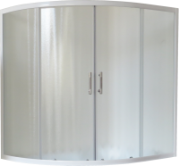 Шторка на ванну Royal Bath Alpine RB150ALP-C, 150 см матовое стекло