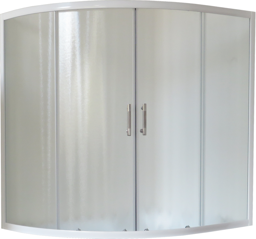 Шторка на ванну Royal Bath Alpine RB150ALP-C, 150 см матовое стекло