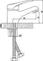 Смеситель для раковины Rossinka B B35-11