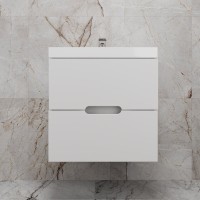 Тумба под раковину без столешницы Style Line Матис 60 подвесная, белая матовая