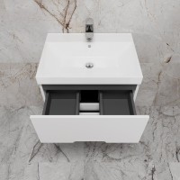 Тумба под раковину без столешницы Style Line Матис 60 подвесная, белая матовая