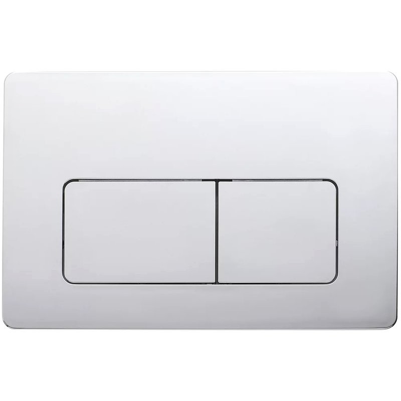 Кнопка смыва для унитаза Veconi Flush V5 пластик, цвет хром глянец