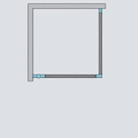 Душевой уголок Radaway Nes Black KDJ I 90x80 L