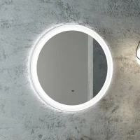 Зеркало круглое Art&Max Napoli 60 белое