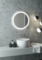 Зеркало круглое Art&Max Napoli 60 белое