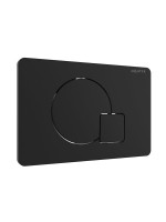 Кнопка смыва для унитаза AQUATEK KDI-0000069 АБС-пластик, цвет матовый черный