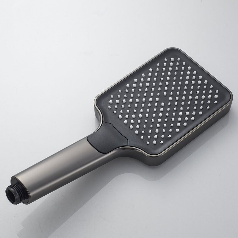 Душевая система / Тропический душ со смесителем встраиваемая Shevanik S9935T, оружейная сталь