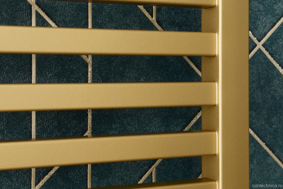 Полотенцесушитель электрический Сунержа Модус 3.1 32-5900-8050 90x55 см, подключение слева, золотой шелк, лесенка