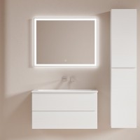 Мебель для ванной комнаты Sancos Folk 90 подвесная, bianco, раковина СN7019wx