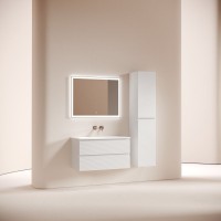 Мебель для ванной комнаты Sancos Folk 90 подвесная, bianco, раковина СN7019wx