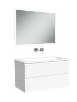 Мебель для ванной комнаты Sancos Folk 90 подвесная, bianco, раковина СN7019wx