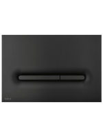 Кнопка смыва для унитаза AlcaPlast Linka M1878 пластик, цвет матовый черный, с антибактериальным покрытием