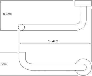 Держатель туалетной бумаги Wasserkraft Donau K-9496