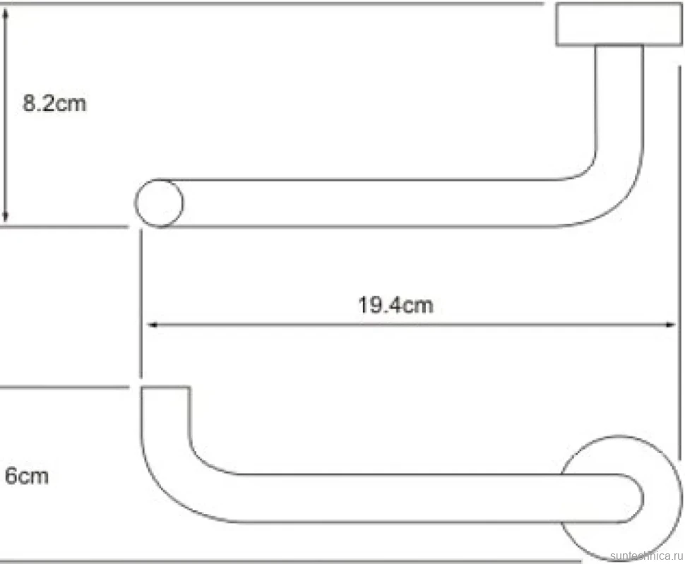 Держатель туалетной бумаги Wasserkraft Donau K-9496