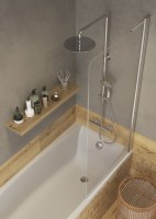 Душевая стойка Cersanit Браско (Brasko) 64526 с термостатом, хром