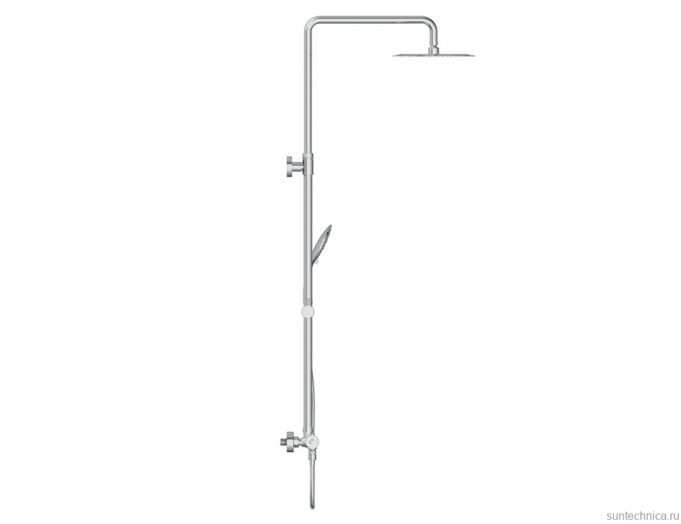 Душевая стойка Cersanit Браско (Brasko) 64526 с термостатом, хром