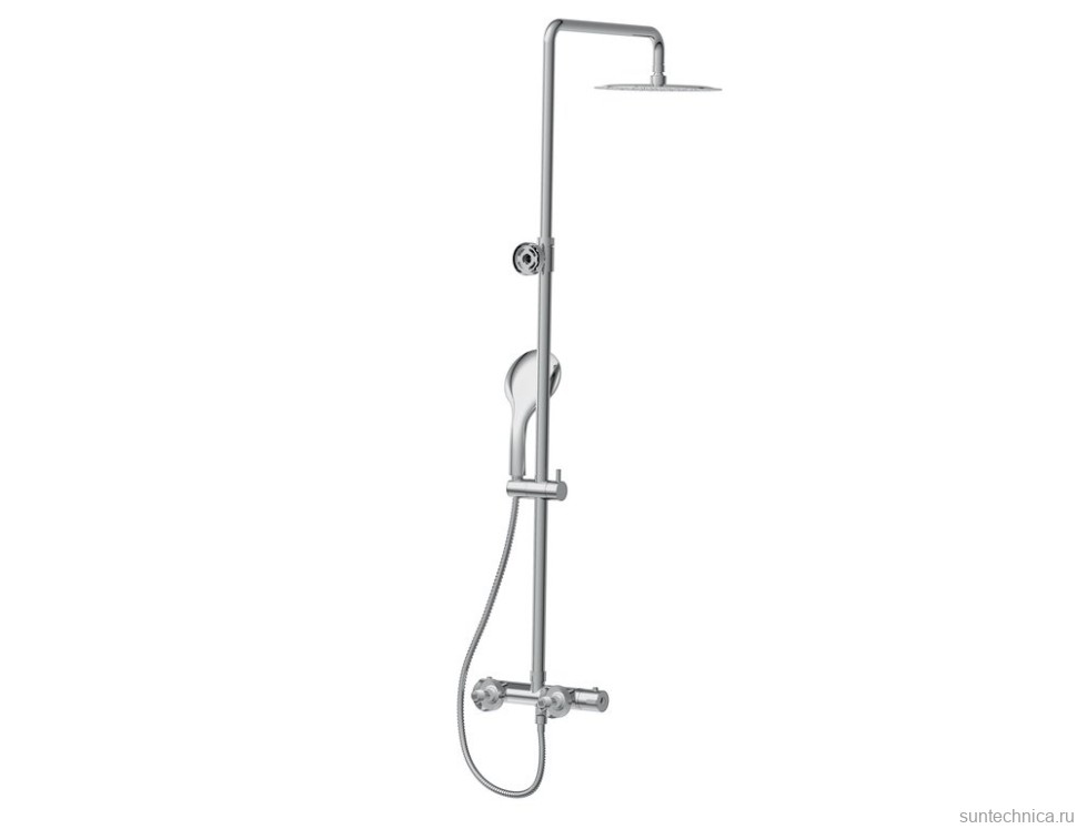 Душевая стойка Cersanit Браско (Brasko) 64526 с термостатом, хром