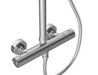 Душевая стойка Cersanit Браско (Brasko) 64526 с термостатом, хром