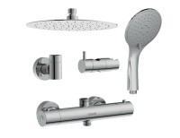 Душевая стойка Cersanit Браско (Brasko) 64526 с термостатом, хром