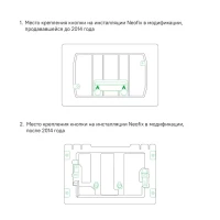Кнопка смыва IDDIS Unifix UNI71MBi77 черная матовая Кнопка смыва IDDIS Unifix UNI71MBi77 черная матовая