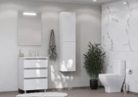 Мебель для ванной комнаты Roca The Gap 60 3 ящика, белый глянец, раковина 3279A8000