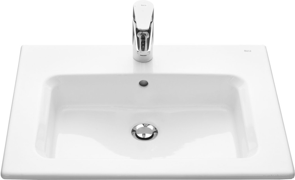 Мебель для ванной комнаты Roca The Gap 60 3 ящика, белый глянец, раковина 3279A8000