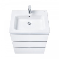 Мебель для ванной комнаты Roca The Gap 60 3 ящика, белый глянец, раковина 3279A8000