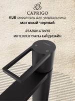 Смеситель для раковины Caprigo Kub 54-023-ner черный