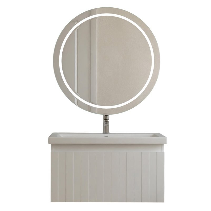 Мебель для ванной комнаты Vigo Finlay 80 подвесная, 1 ящик, матовая белая