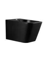 Биде подвесное Abber Rechteck AC1250MB матовое черное Биде подвесное Abber Rechteck AC1250MB матовое черное