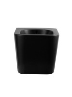 Биде подвесное Abber Rechteck AC1250MB матовое черное Биде подвесное Abber Rechteck AC1250MB матовое черное