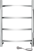 Полотенцесушитель электрический Indigo Arc Lux LCALE60-40Rt серебристый