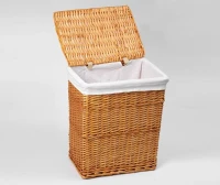 Корзина для белья Wasserkraft Ammer WB-370-L светло-коричневая, большая Корзина для белья Wasserkraft Ammer WB-370-L светло-коричневая, большая