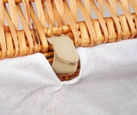 Корзина для белья Wasserkraft Ammer WB-370-L светло-коричневая, большая