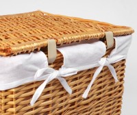 Корзина для белья Wasserkraft Ammer WB-370-L светло-коричневая, большая