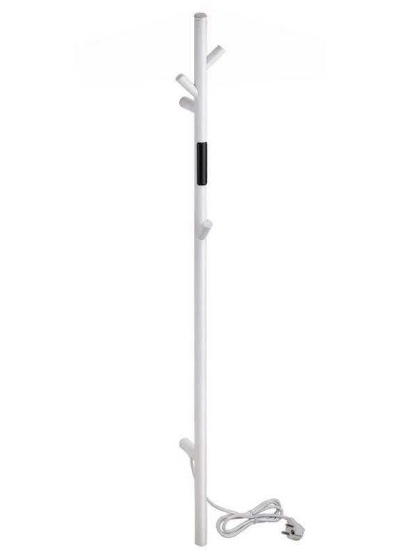 Полотенцесушитель электрический Bemeta 704151014 120x10 см, матовый белый, I-образный