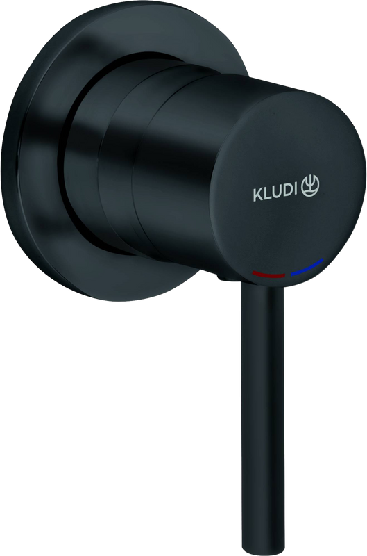 Встраиваемый смеситель для душа и ванны Kludi Bozz 389253976 черный