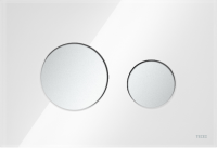 Кнопка смыва TECE Loop Modular 9240665 хром матовый, лицевая панель белая