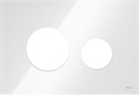 Кнопка смыва TECE Loop Modular 9240665 хром матовый, лицевая панель белая