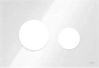 Кнопка смыва TECE Loop Modular 9240665 хром матовый, лицевая панель белая Кнопка смыва TECE Loop Modular 9240665 хром матовый, лицевая панель белая