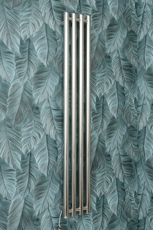 Полотенцесушитель электрический Сунержа Кантата 4.0 00-0886-1559 150x20 см, подключение слева, скрытое подключение слева, без покрытия, I-образный