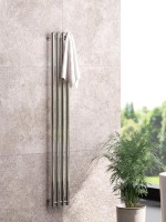 Полотенцесушитель электрический Сунержа Кантата 4.0 00-0886-1559 150x20 см, подключение слева, скрытое подключение слева, без покрытия, I-образный