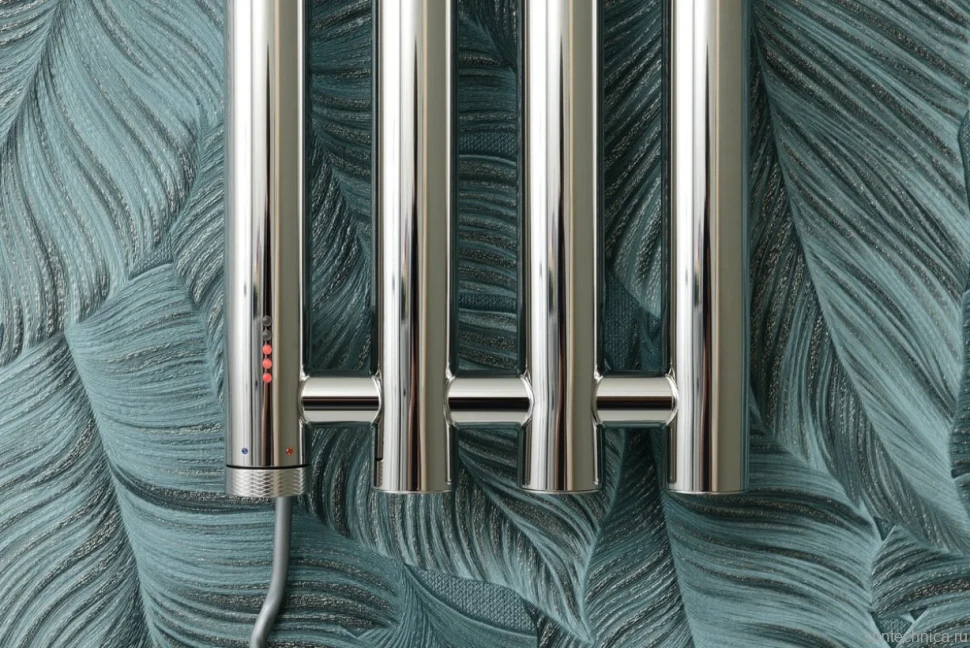 Полотенцесушитель электрический Сунержа Кантата 4.0 00-0886-1559 150x20 см, подключение слева, скрытое подключение слева, без покрытия, I-образный