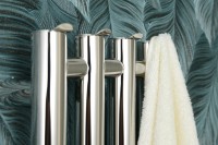 Полотенцесушитель электрический Сунержа Кантата 4.0 00-0886-1559 150x20 см, подключение слева, скрытое подключение слева, без покрытия, I-образный