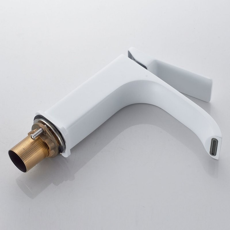 Смеситель для раковины/умывальника Shevanik S4001C, белый