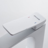 Смеситель для раковины/умывальника Shevanik S4001C, белый