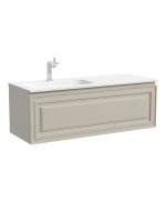 Тумба с раковиной Sancos Very 120 L подвесная, 1 ящик, beige soft