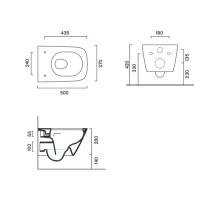 Унитаз подвесной Catalano Green 0411500001 с микролифтом