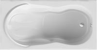 Акриловая ванна 1MarKa Taormina Стандарт 2 180x90 см, встраиваемая, белая, с каркасом, со сливом-переливом