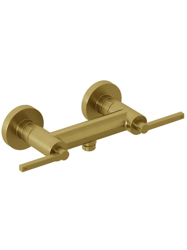 Смеситель для душа Kludi Nova Fonte Puristic 20710N015 брашированное золото PVD